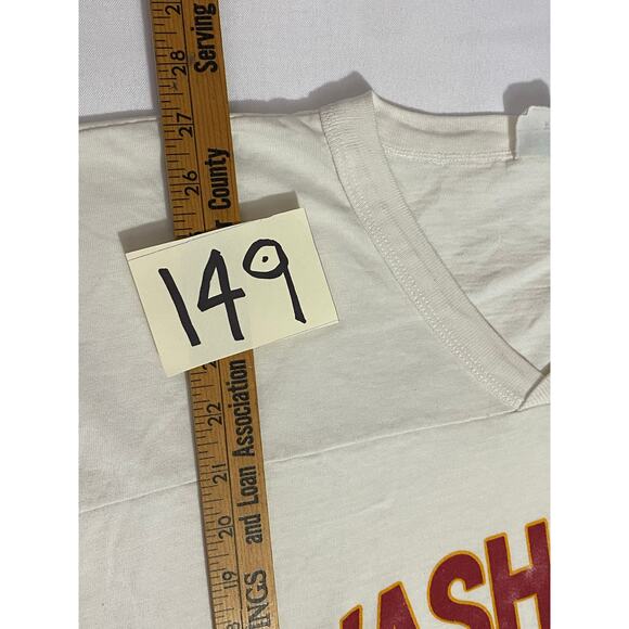 Vintage Washington Redskins NFL Shirt – Size Small, 21x27 Quarter Sleeve 90s Era - Picture 3 of 10